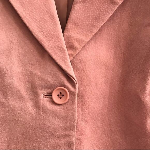 Bagatelle Light Pink Genuine Leather Jacket Size 14 - Picture 3 of 7